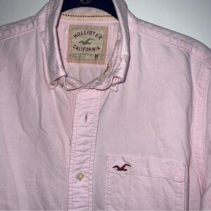 Hollister California | Pink Button-Down Shirt | Long Sleeve | Men’s M